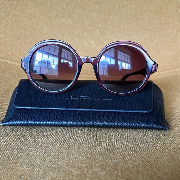 Salvatore Ferragamo Accessories - Salvatore Ferragamo Round Sunglasses SF978S